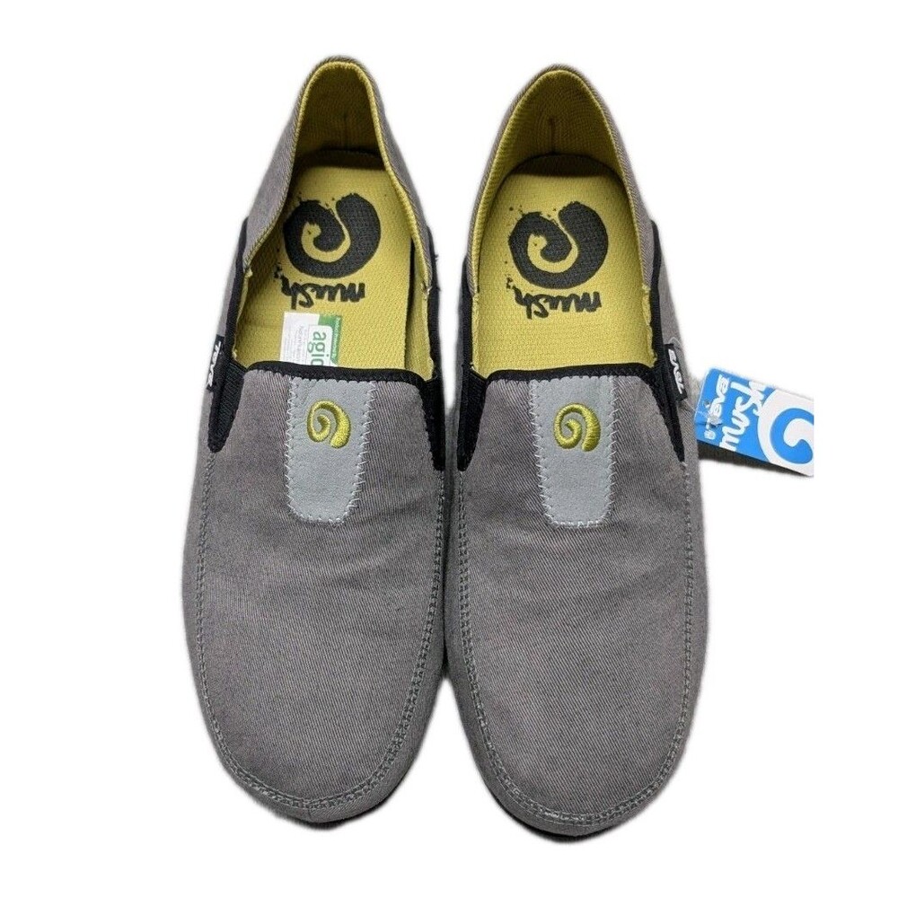 Teva Mush Frio Slip Canvas Shoes Men’s 10 Charcoal Gray Casual Comfort NWT